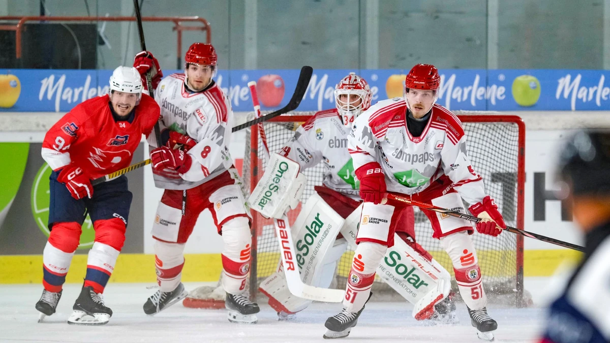 Der EV Landshut stand gegen den tschechischen Extraligisten Dynamo Pardubice unter Dauerbeschuss.